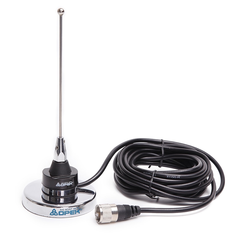 Opek NC-450M Uhf 400-520 Mhz Nmo Mini Antenne Magneet Mount Coaxiale Kabel Voor Baofeng Qyt Tyt Kenwood Mobiele radio Walkie Talkie