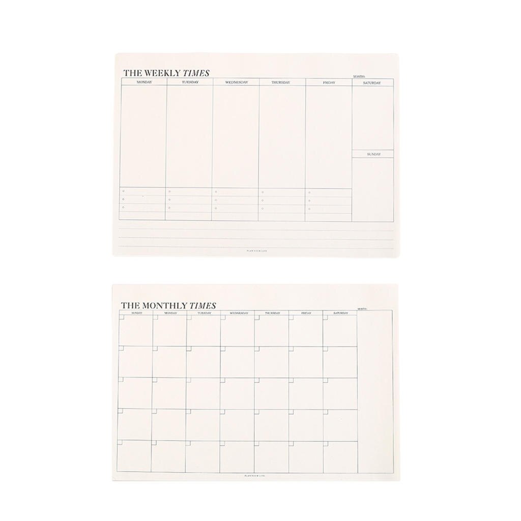 Paper Monthly Planner Tear-Off Pad Scrapbooking Sheets Planner Monthly Tasks for Easy Planning Office Tasks Agenda Office Worker