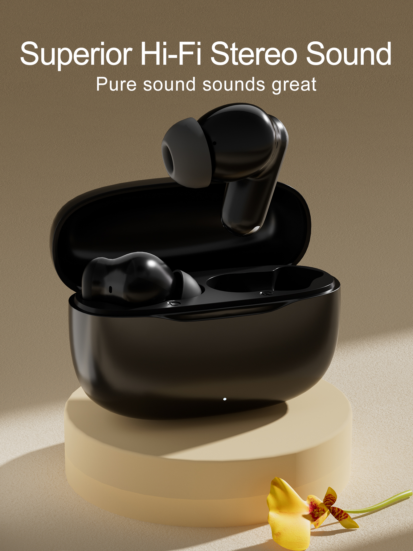 Air TWS Bluetooth Earphones Wireless Bluetooth Headset Noise Cancelling Earbuds with Mic Wireless Headphones for IPhone