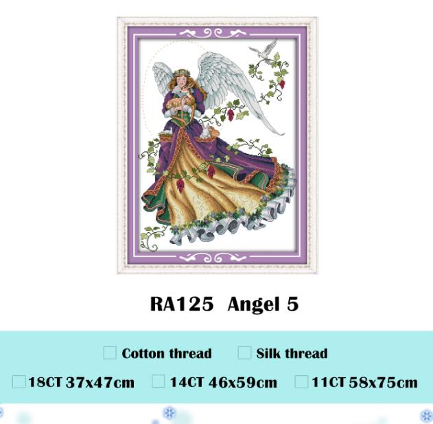 XFENDOUDOU Kreuzstich-Set Ägyptische Frau - 11CT Stickpackung 40x50cm