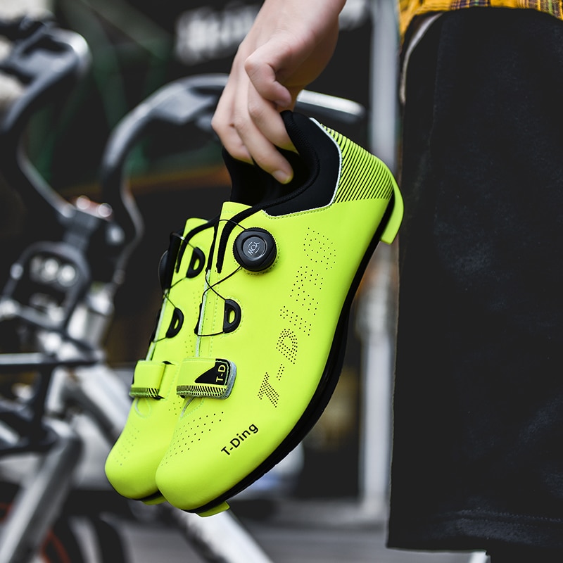 Männer Rennrad Schuhe Fahrrad Turnschuhe Anti-Unterhose Atmungsaktive Radfahren Schuhe selbst-Verriegelung Triathlon Sportschuhe Zapatos Bicicleta