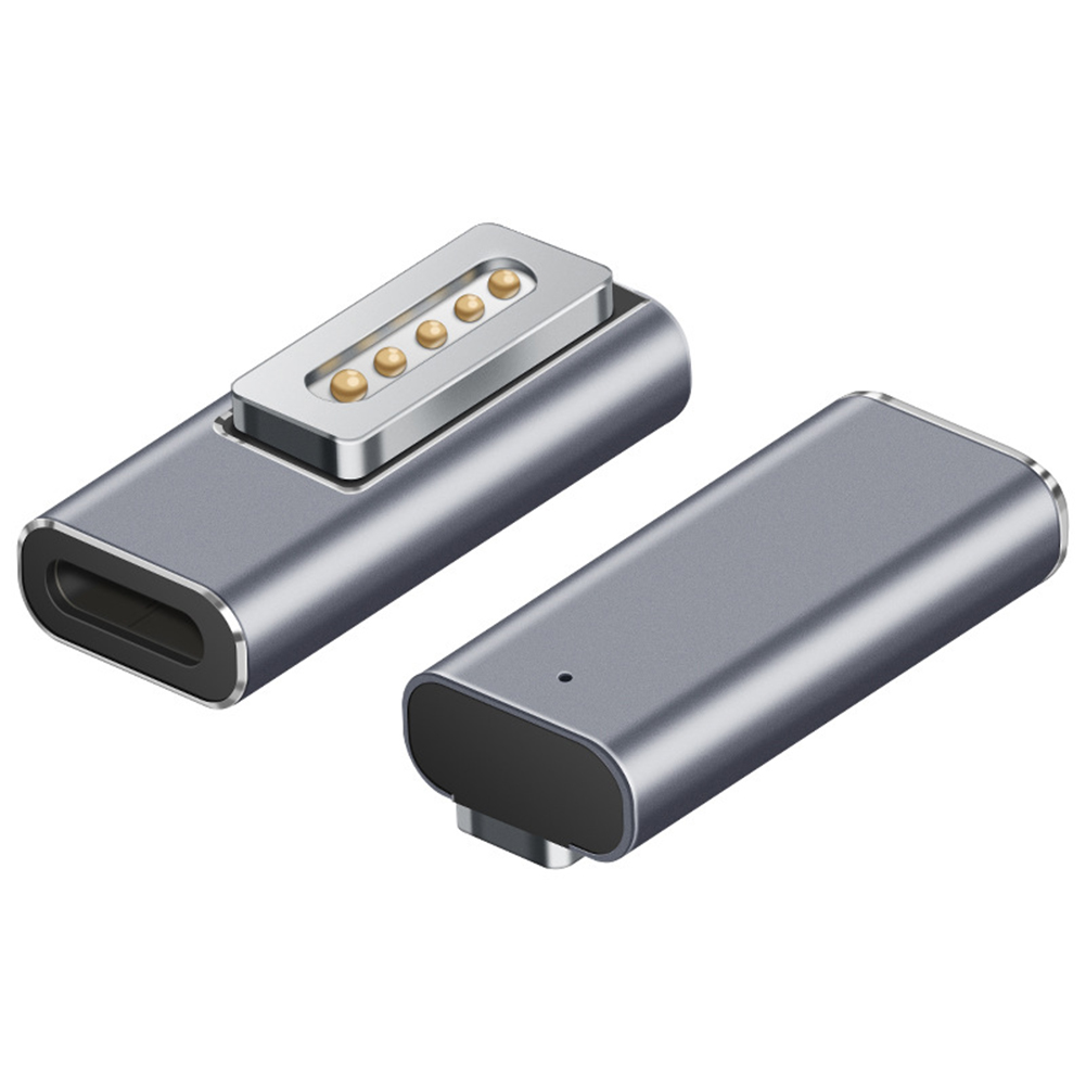 USB-Typ-C-Magnet-PD-Adapter für Apfel Magsafe 1, Magsafe 2, MacBook Profi, DC 5521, USB-C-Buchse, Schnelllade-Magnetstecker-Konverter