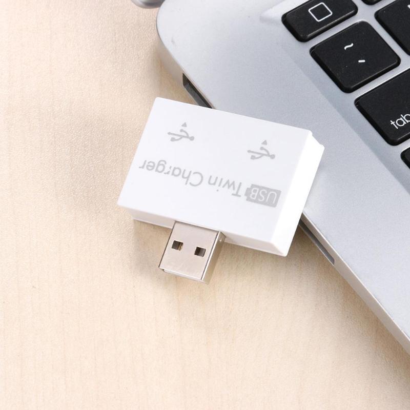 USB 2.0 2 Port USB Hub Splitter Adapter for Notebook Tablet Computer PC Peripherals Super Speed USB Hub For PC Computer Accessor