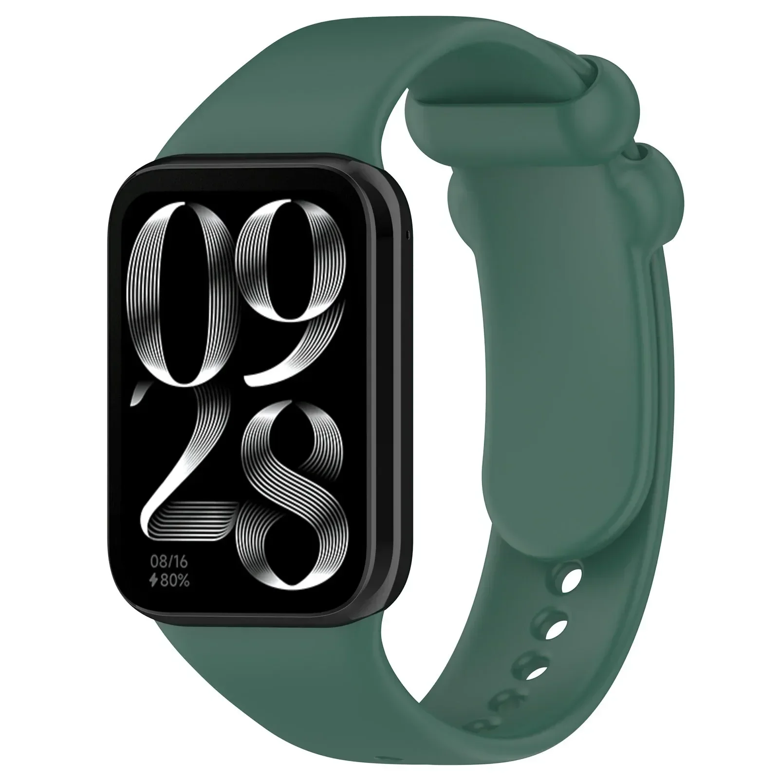 Silikoniranneke xiaomi mi band 8 9 pro sport -älykellolle, korvaava ranneke xiaomi redmi watch 5 4 -ranneketarvikkeet: Beige / 14mm
