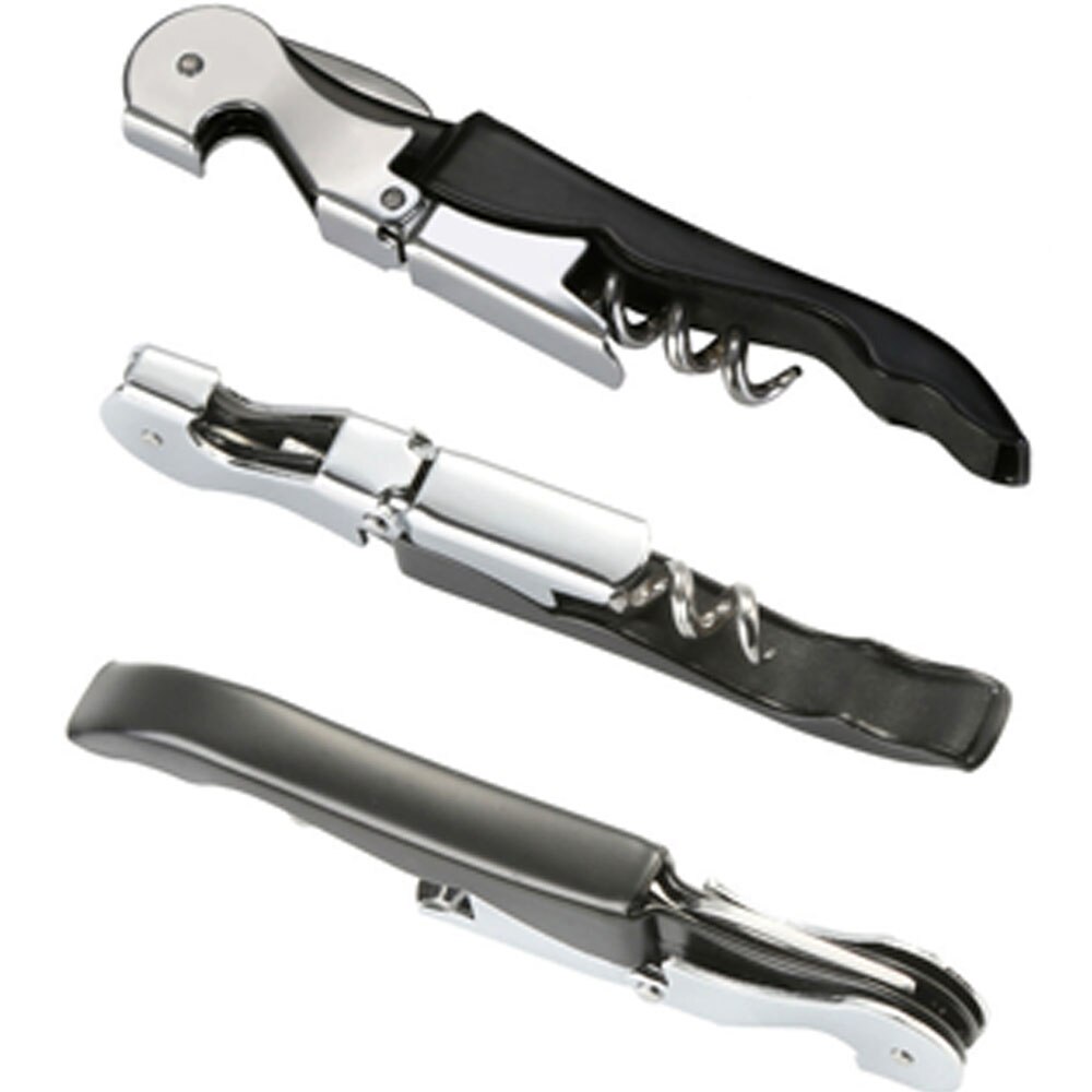 Stainless Steel Cap Bottle Opener Cork Screw Corkscrew MultiFunction Wine Cap Opener OK Beer Kitchen Bar Tools Accessories
