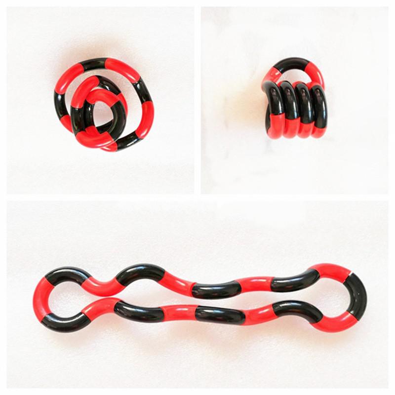 Colorful Roller Twist Fidget Toys Anti Stress Adult Brain Relax Simple Dimple Child Rope For Stress Kids Antistress Focus Toy: B