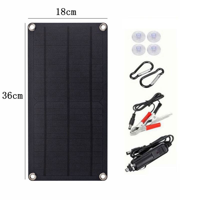 Panneau solaire 30W Portable 12V 5V avec chargeur USB, avec contrôleur, pour téléphone, Camping-Car, bateau, Camping-Car