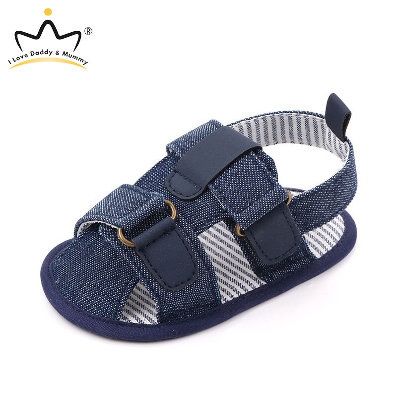 Sommer Baby Schuhe Weiche Baumwolle Einfarbig Neugeborenen Jungen Schuhe nicht-Unterhose Sohlen Kleinkind Sandalen Erste Wanderer für Jungen mädchen