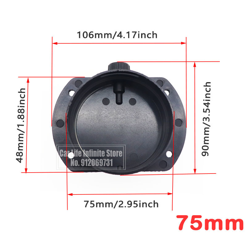75Mm Y Stuk Air Vent Leidingen Elleboog Pijp Uitlaat Uitlaat Connector Joiner Voor Webasto Eberspaecher Diesel Standkachel Accessor: 75mm-Vent