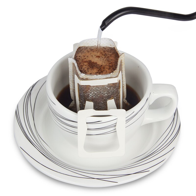 100 stks Wegwerp Drip Koffiekopje Filter Zakken Opknoping Cup Koffie Filters Koffie en Thee Gereedschap