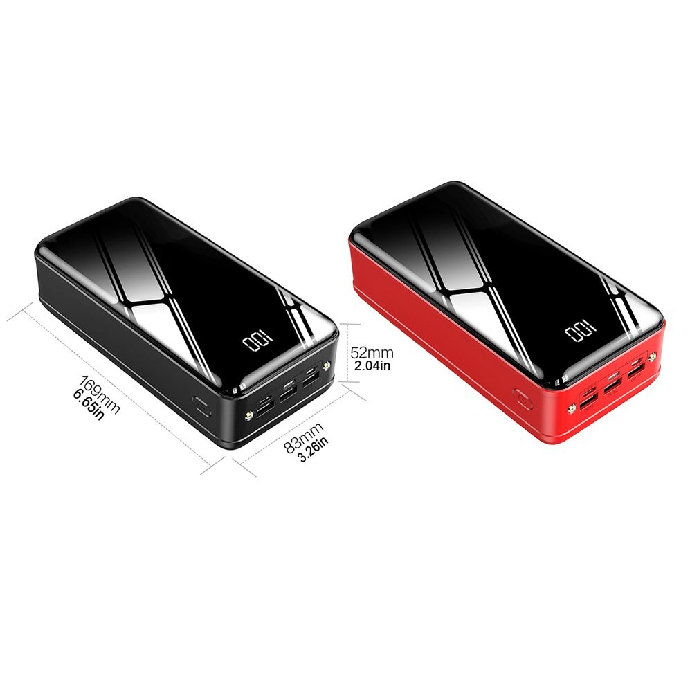 Large-capacity Power Bank 50000 MAh Digital Display Polymer Lithium Ion Battery Multi-interface Power Bank