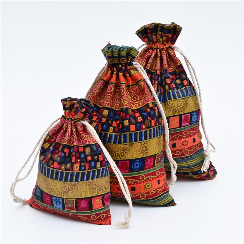 Wambere 10 Sacchetti In Raso, Con Coulisse, Piccoli Sacchetti In Tessuto, Con Coulisse, Per Gioielli, Caramelle, Matrimonio, Per Confezioni Regalo, 8 - Foto 7