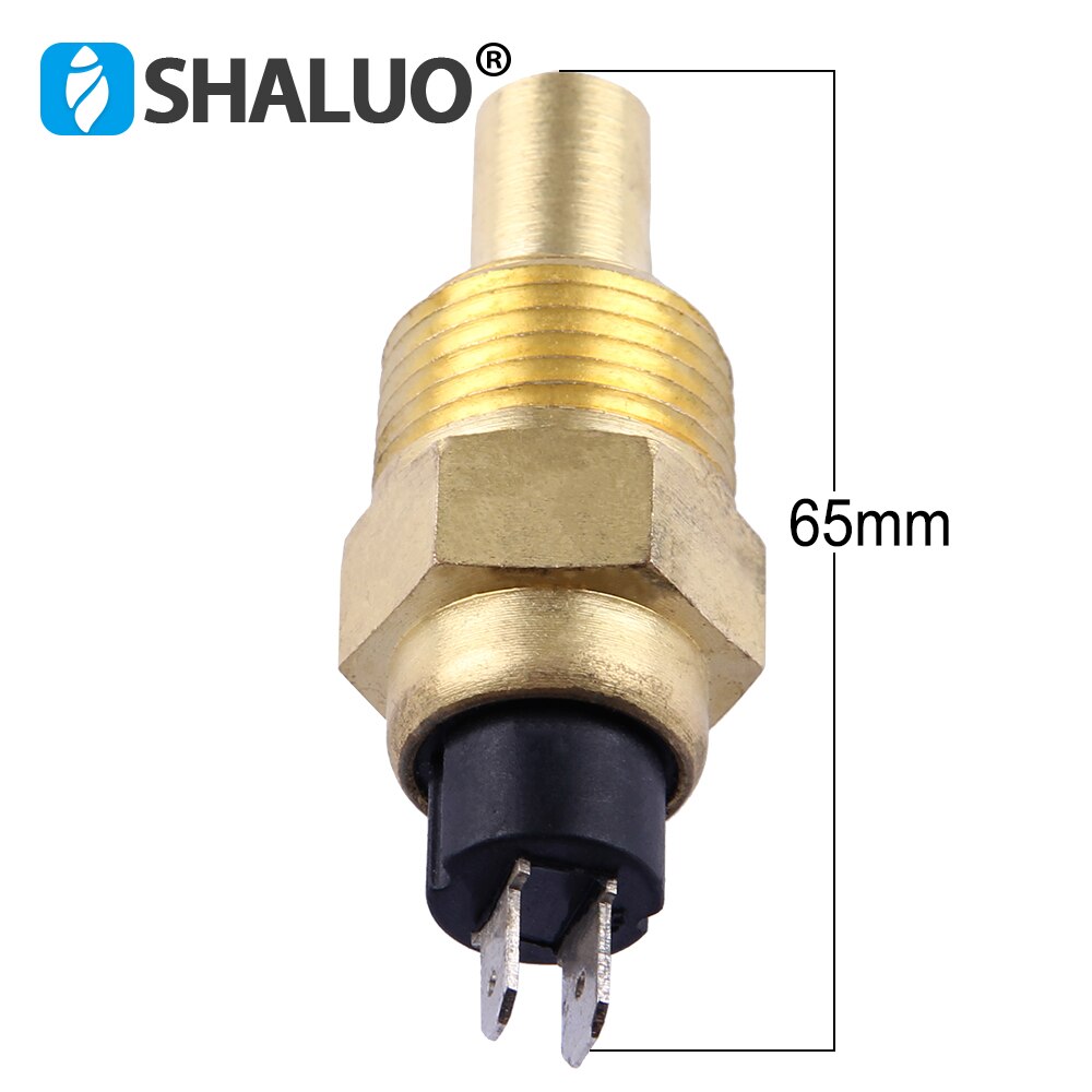 Universal diesel engine Water Temperature sensor 17mm screw VDO 3/8NPT brass generator part alarm electric liquid sensor 12v24v