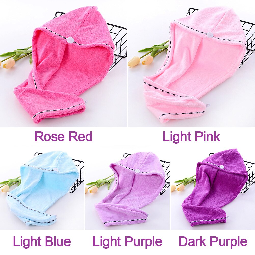 Tulbandkap antislip microvezel waterabsorptie verdikte wikkel tijdbesparend bad praktisch douchen snel drogende handdoek vergroten