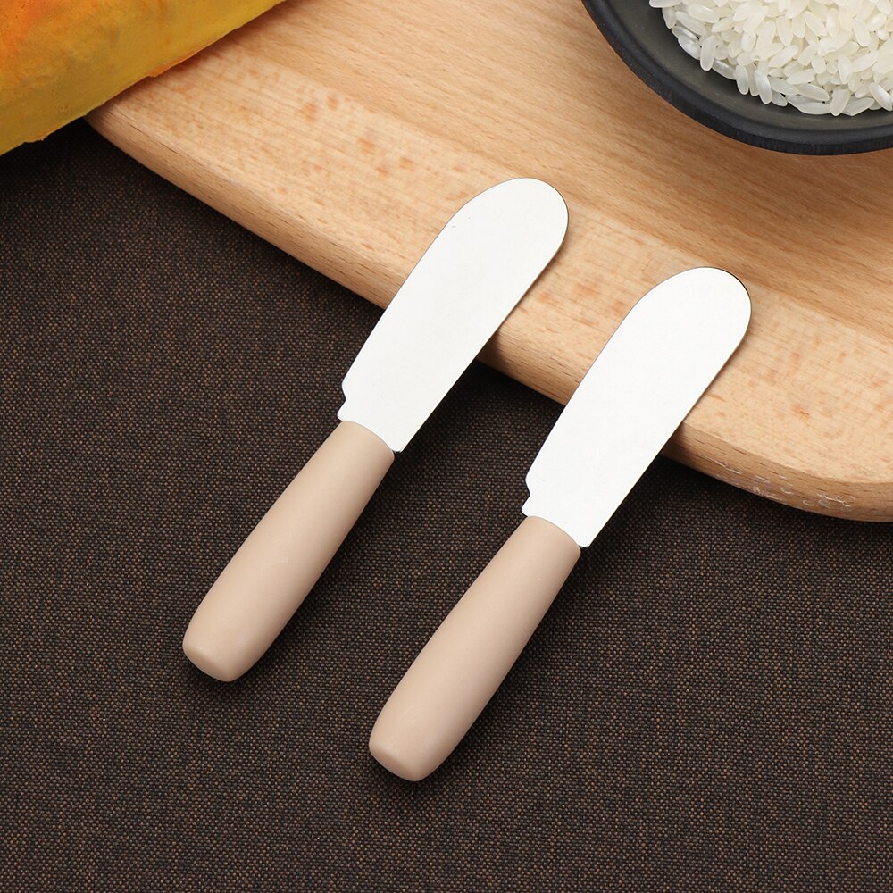 1Pc Mini Stainless Steel Spatula Scraper Knives Breakfast Sandwich