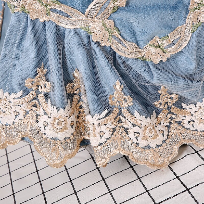 Microwave Oven Cover Garden Lace Cloth Cover, Oil Proof, Dustproof And Washable Korean Electric Oven Cover
