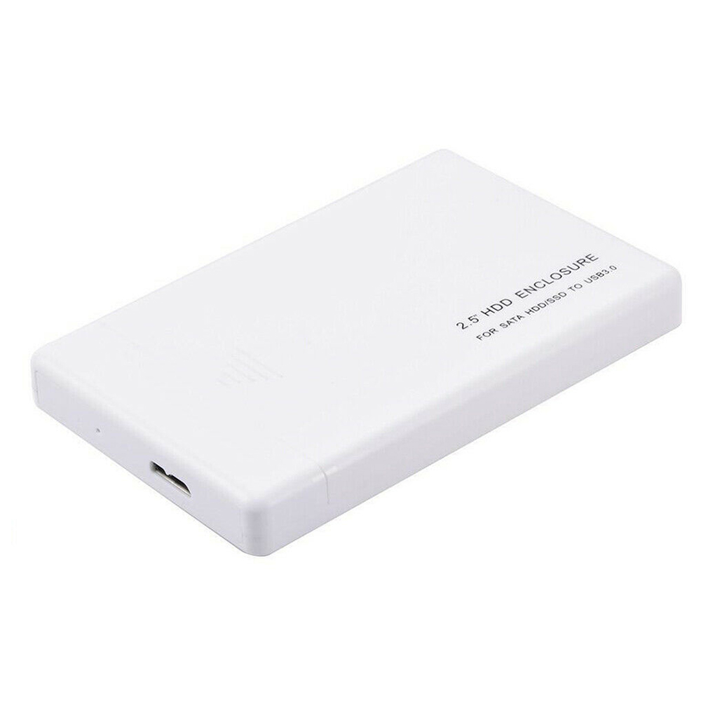1 unidad, carcasa para disco duro de 2,5 ", caja de disco duro externo, Mini carcasa para HDD, SATA 3,0, USB negro/blanco/rojo/Blu
