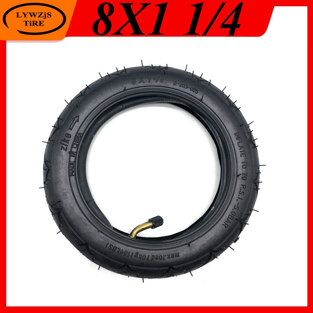 8 x 1 1/4 pneumatisk dæk til elektrisk scooter indre og ydre dæk universal 200 x 45 dæk