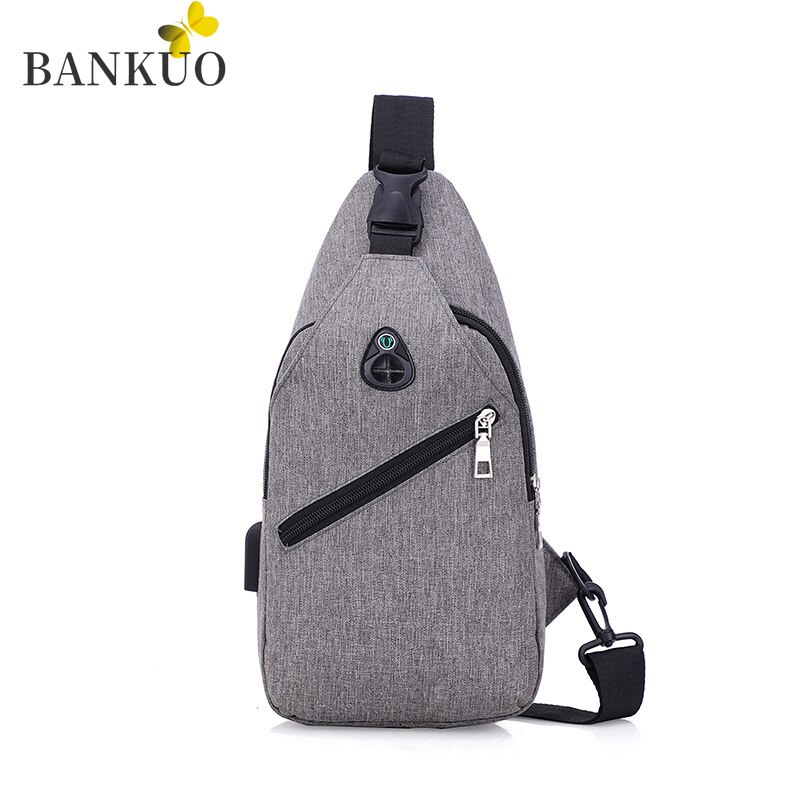 BANGUO Simplicity Men's Chest Bag Europe and America Tide Products Leisure Outdoor Shoulder Messenger Business Backpack Z3