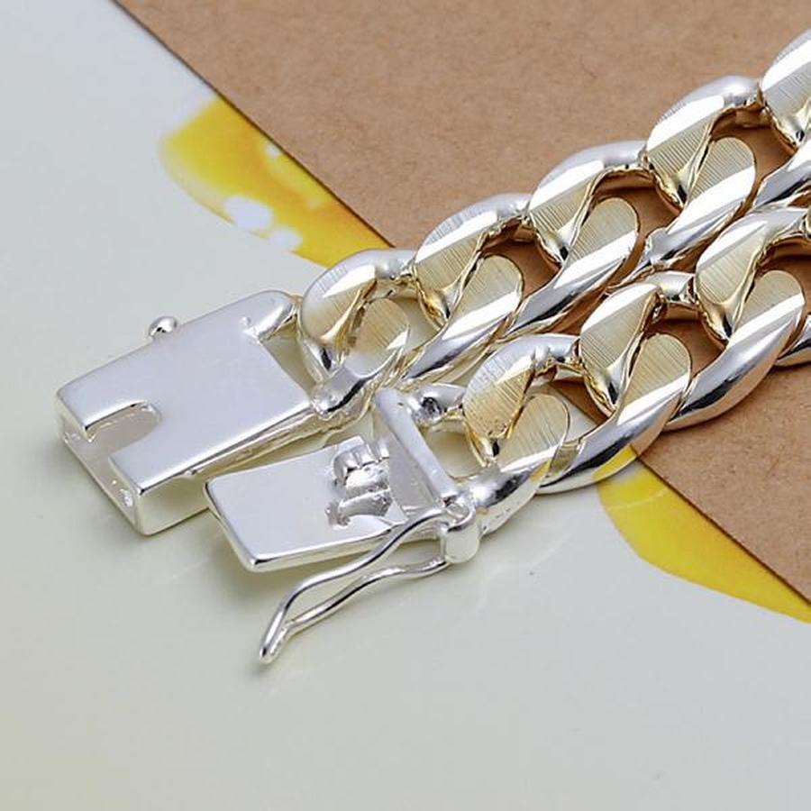 925 silber Gold farbe exquisit 10mm kette männer frauen Kette edle hochzeit Armbinde charme hochzeit geburtstag einige stil
