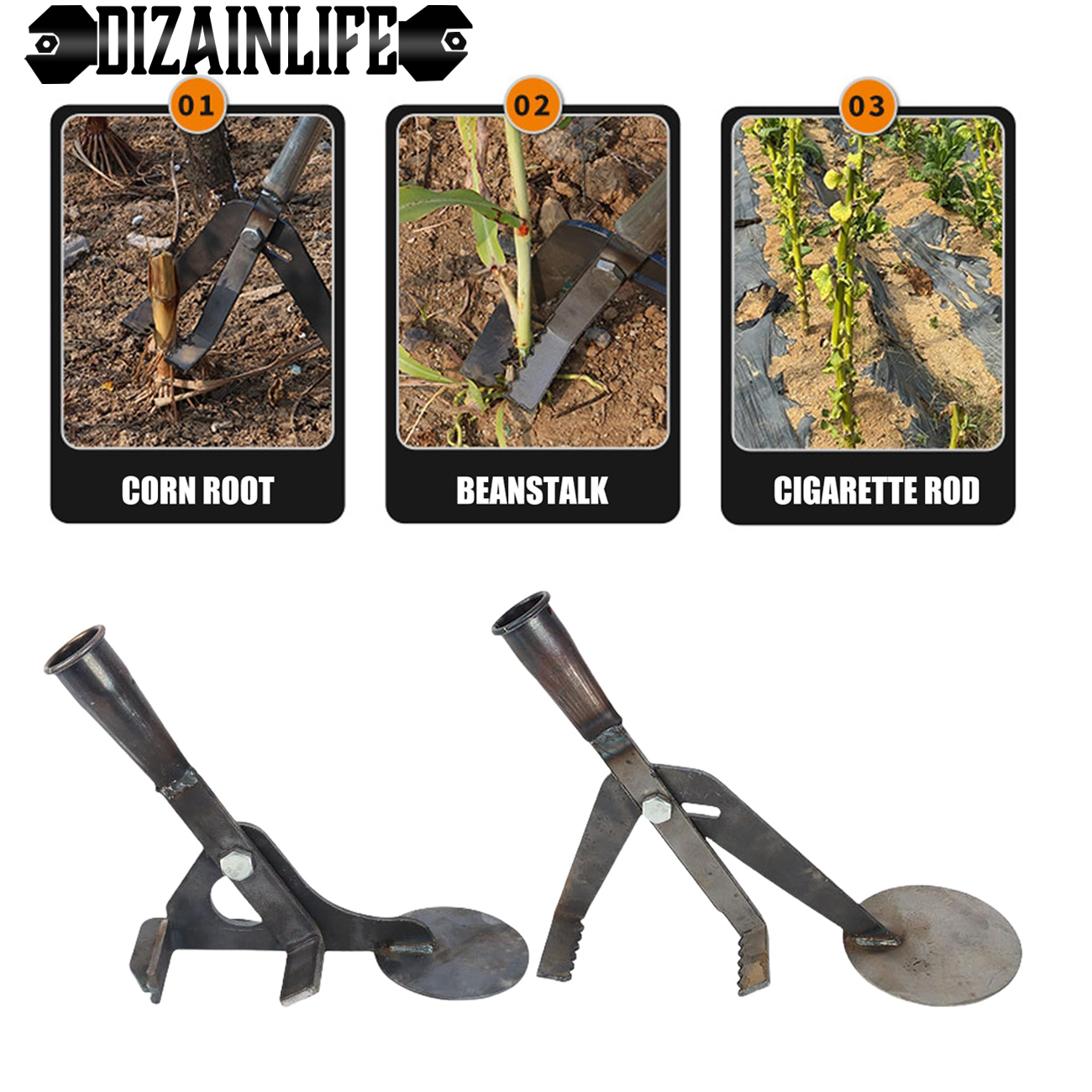 Root Remove Machine Heavy-Duty Root Remover Tool - Manual Corn & Soybe... – Grandado