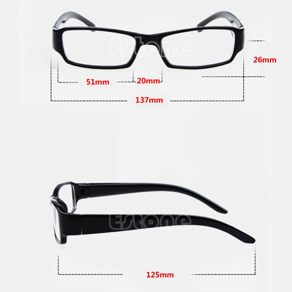 Black Eyeglass Frames Myopia Glasses -1 -1.5 -2 -2.5 -3 -3.5 -4 -4.5 -5.5 -6