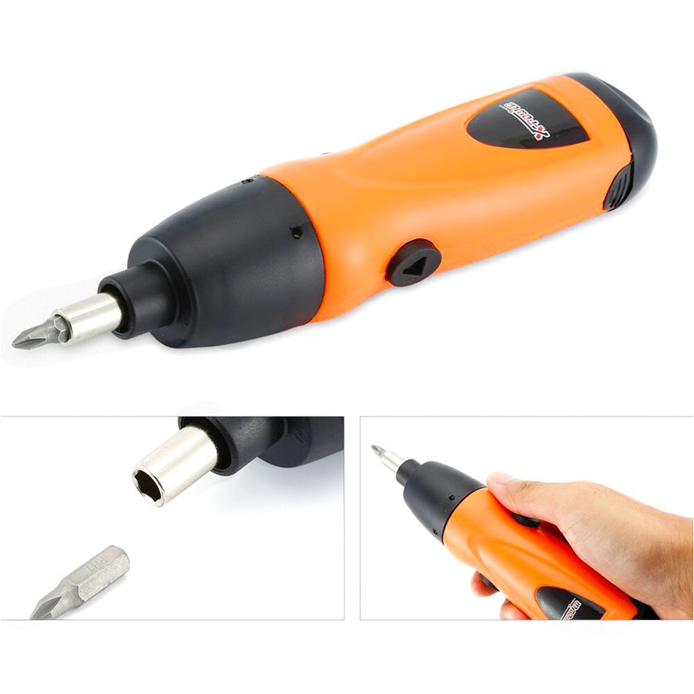 Detachable Handheld Battery Operated Mini Cordless With 11pcs Bits Household Electric Screwdriver Kit Switch Power Tool
