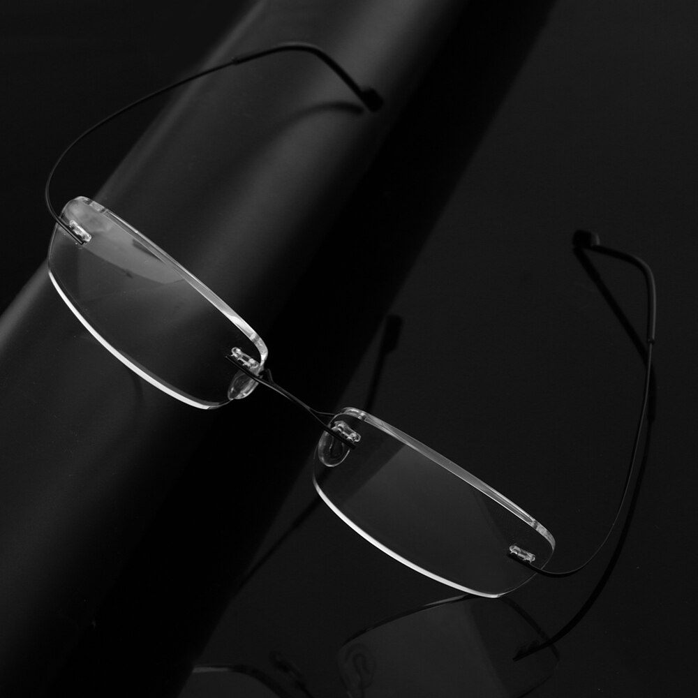 Flexibele Ultralight Randloze Geheugen Titanium Magnetische Leesbril Voor Mannen Vrouwen Verziend Brillen Vision Care + 1.0 ~ + 4.0