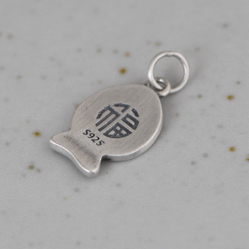 V. Ya 925 Real Sterling Zilveren Vis Hanger Voor Mannen Vrouwen Unieke Dier Hanger Charme Sieraden Accessoires Geen Ketting