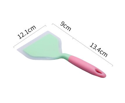 Hög temperatur silikon spade non-stick spade jade spade tjock ägg spade pizza spade: B
