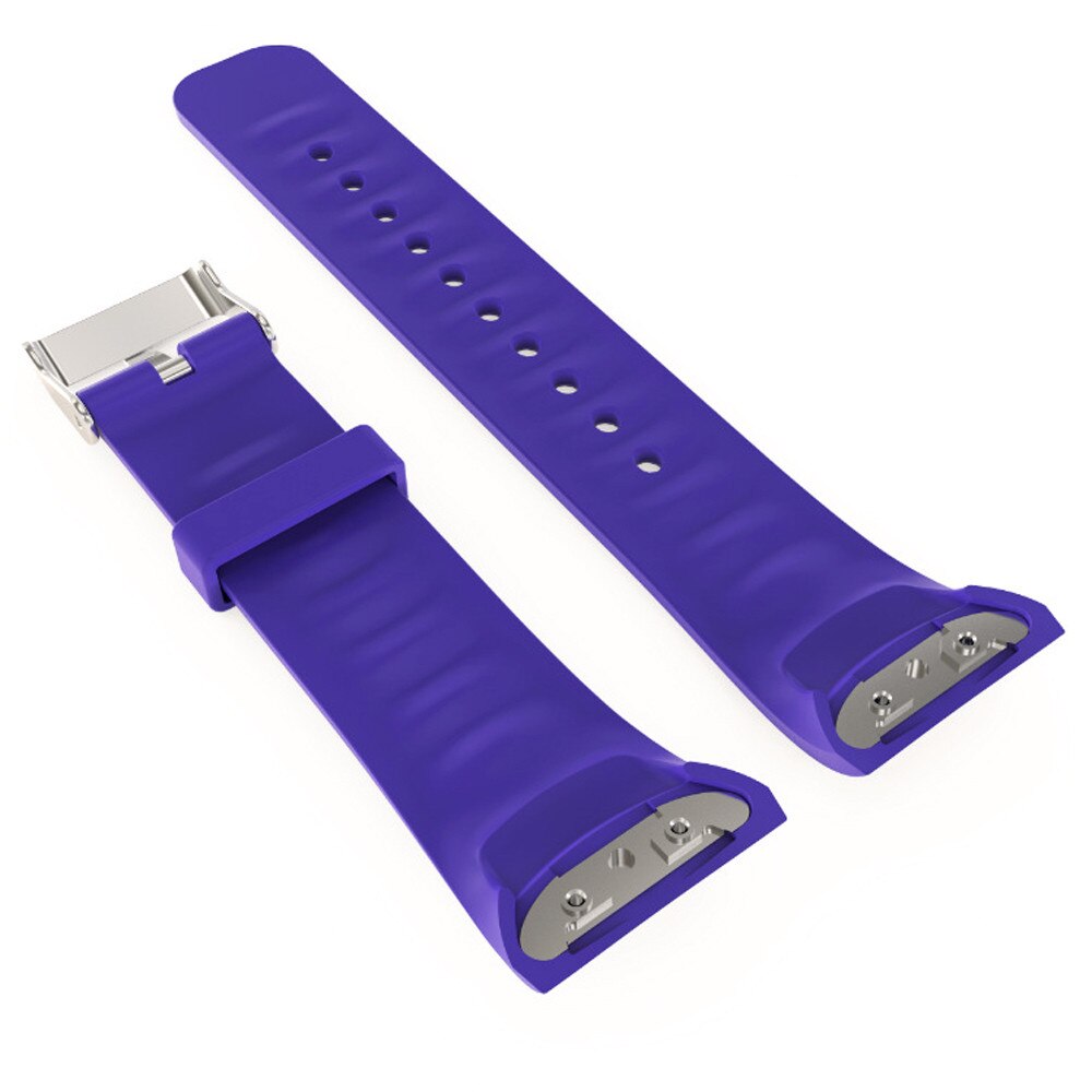 Bracelet en Silicone pour Samsung Gear Fit 2 montre de remplacement de sport bracelet de montre pour Samsung Fit2 SM-R360 accessoires: Purple