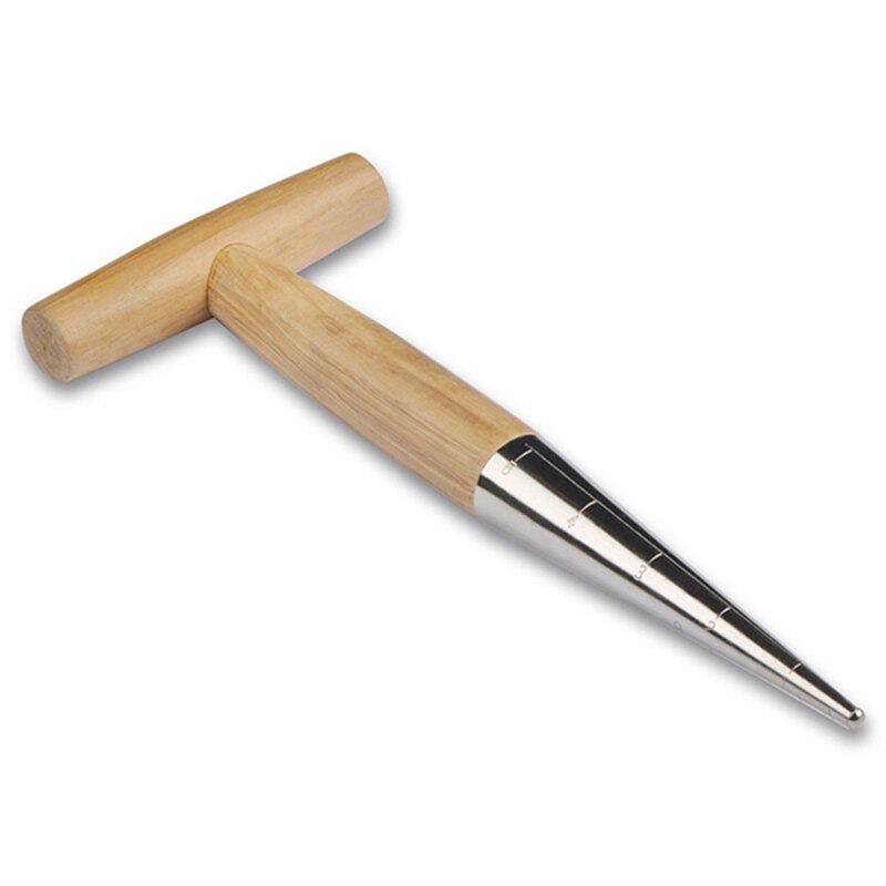 2PCS Hole Puncher Fertilization with Seeder Sowing Seedling Gardening Tool Helper Inserting Soil Gardening