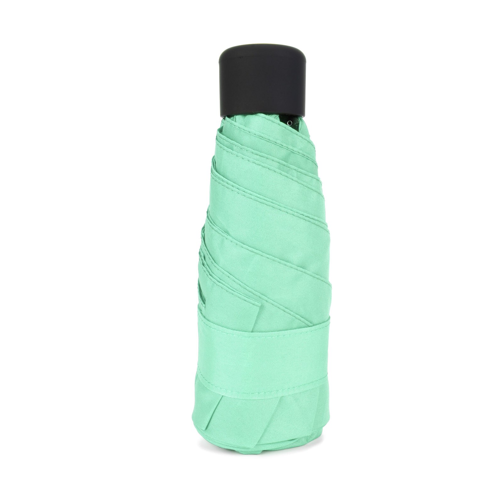 Sombrilla pequeña plegable de 5 pliegues para mujer, Mini paraguas portátil de bolsillo, nti-uv, impermeable, de viaje, cápsula, sombrilla de bolsillo