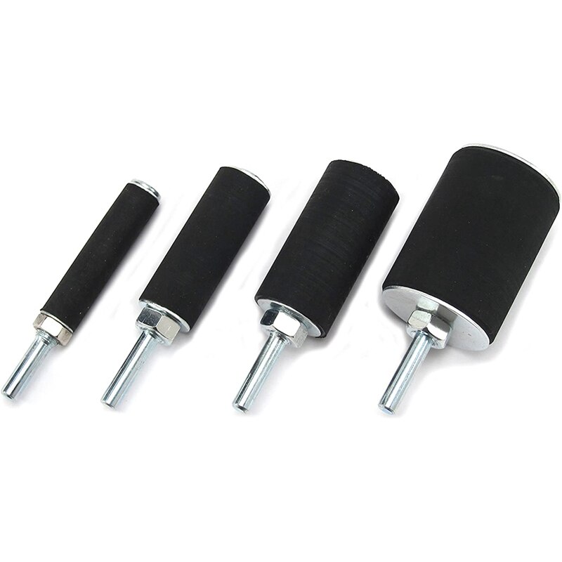 Drum Sander Kit Sanding Belt Sandpaper with Spindle Case for Drill Press Rotary Tools