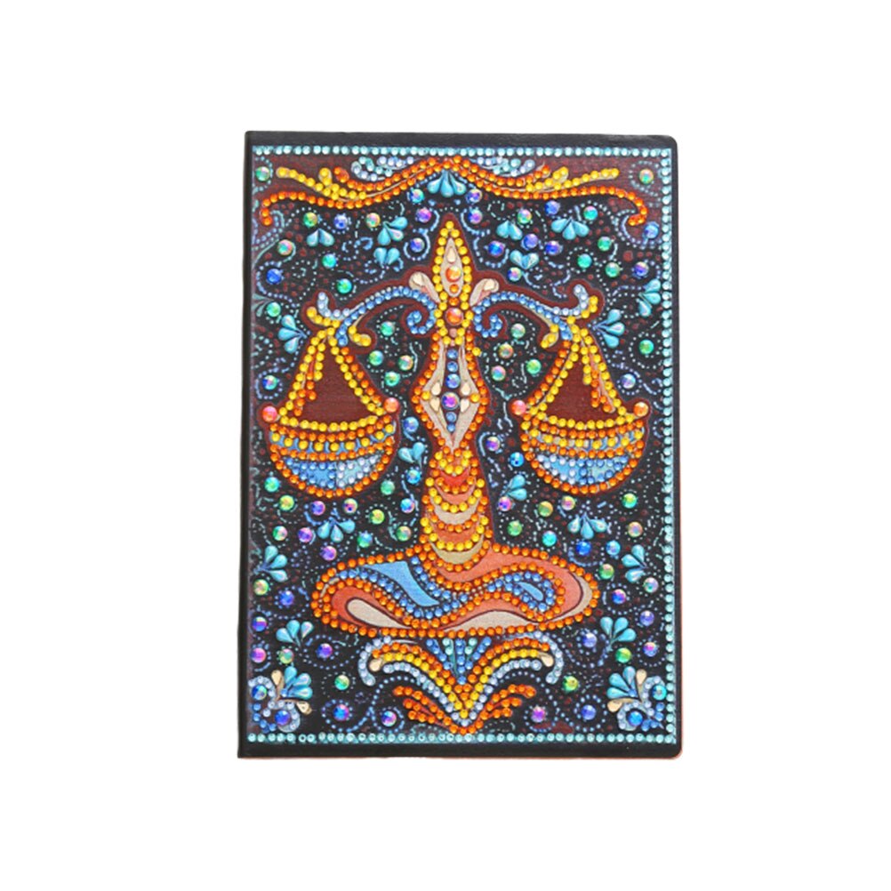 DIY 5D Diamant Schilderij Notebook Hars Strass Decor Kleurrijke Schilderij A5 Notebook Kruissteek Ambachten Sticker Diamant Mozaïek: Light Green