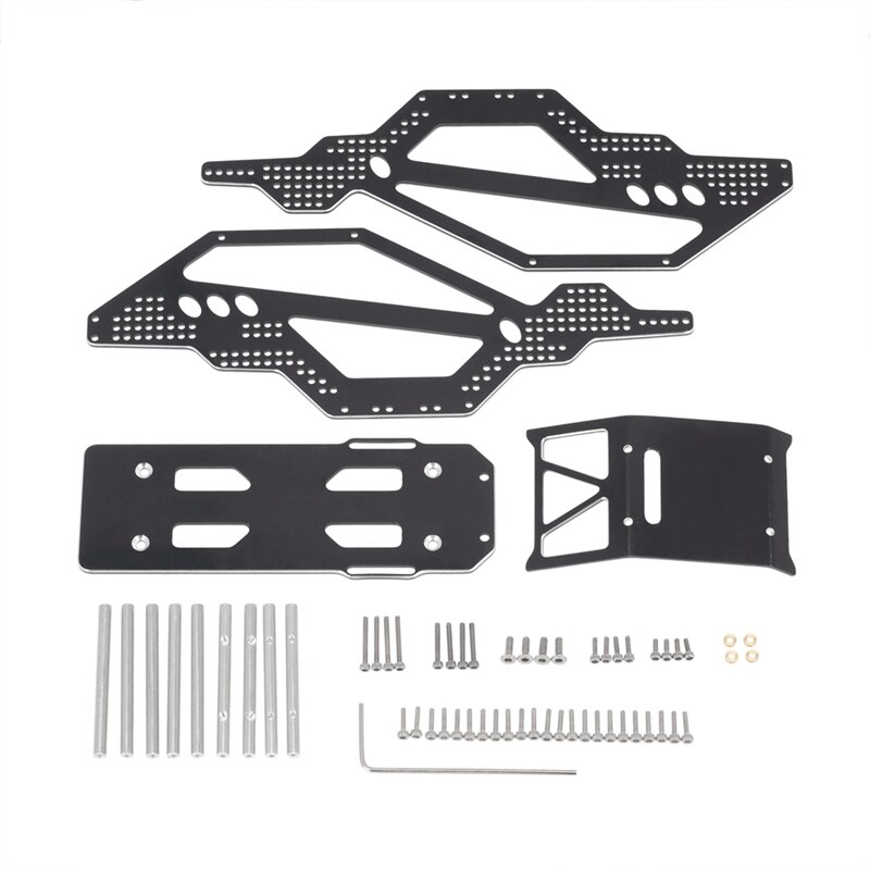 Metallchassis-rahmen-karosserie für axial scx 24 90081 1/24 rc crawler-upgrade-teile, autozubehör