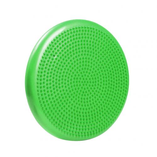 33cm Yoga Gym Inflatable Stability Wobble Balance Massage Pad Non-slip Mat Disc Cushion for posture balance flexibility training: Green