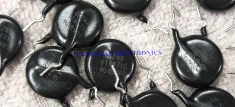 30PCS ZNR V14220 V14330 V14470 V14560 V14201U V14271U V14361U V14391U V14431U V14471U V14511U V14681U V14751U 14MM VARISTOR: V14471U 470V Bend