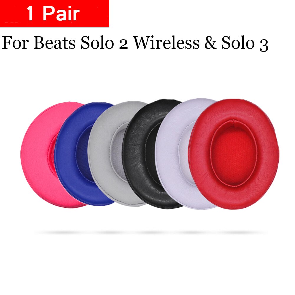 Funda ultrasuave para Beats Solo 2, repuesto de almohadillas para auriculares inalámbricos, funda de repuesto para Beats Solo 3