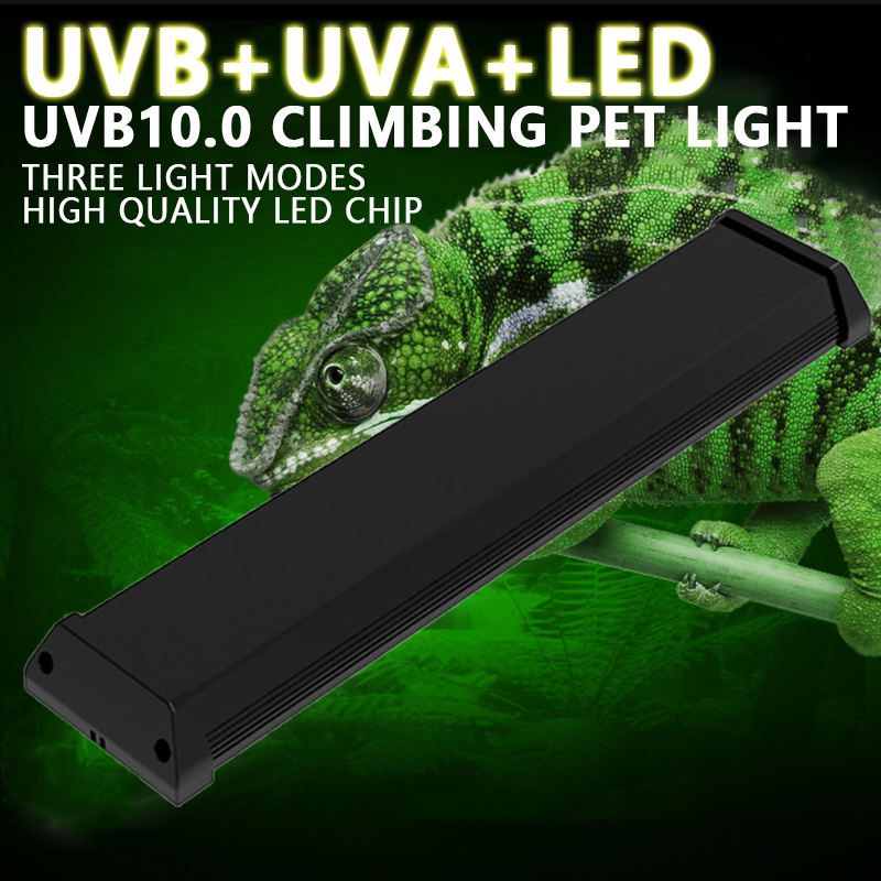 Reptiel Volledig spectrum 10.0 Zonnelamp Zonnebaden Warmtelamp 110-240V UVA + UVB Licht Schildpad Hagedis Slang Terrarium Zonnebaden Warmtelamp