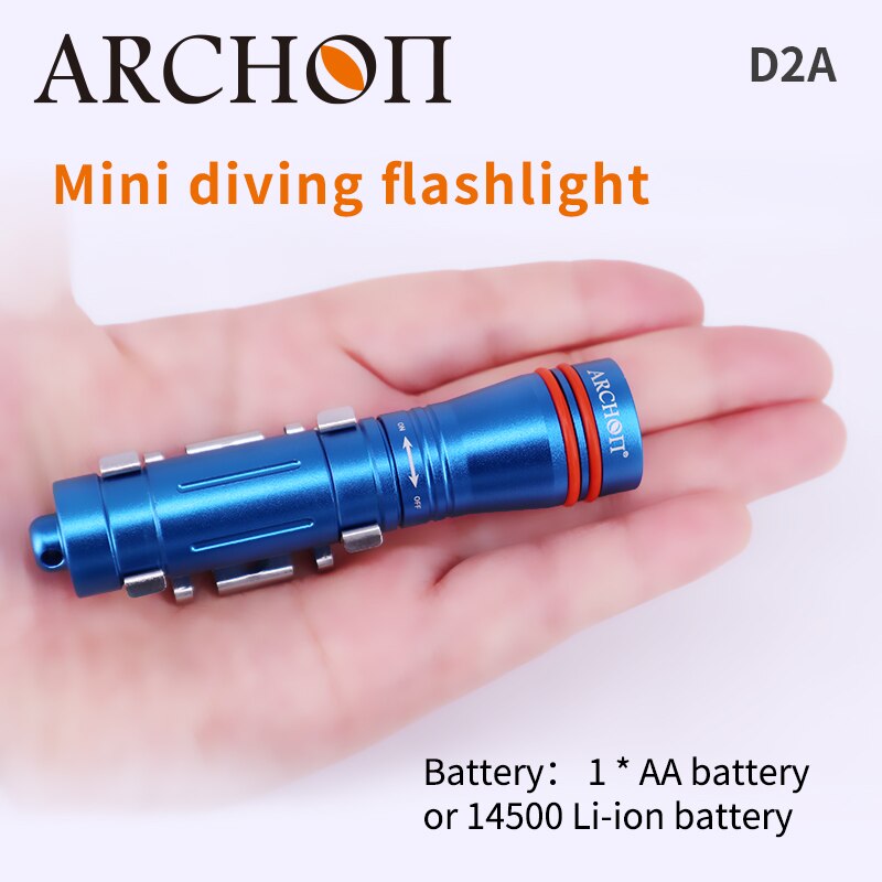 ARCHON – lampe de plongée étanche, 450 lumens, LED, avec masque, étudiant autrichien, D2A