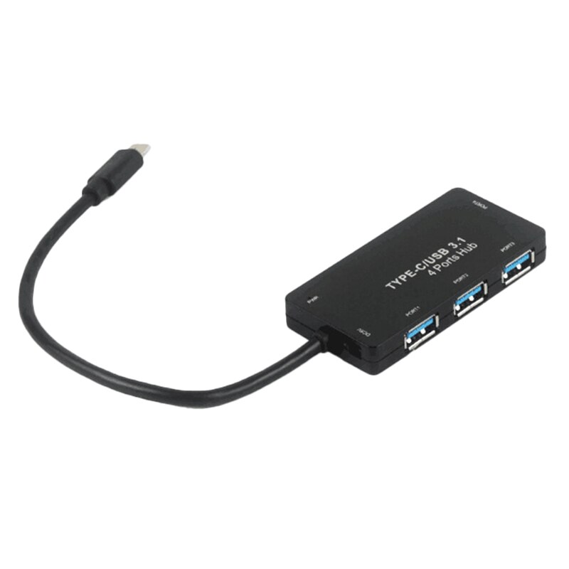 Usb-hub dockingstation type-c  to 3 x usb 3.0 3- poorts usb-c-hub voor laptop-pc