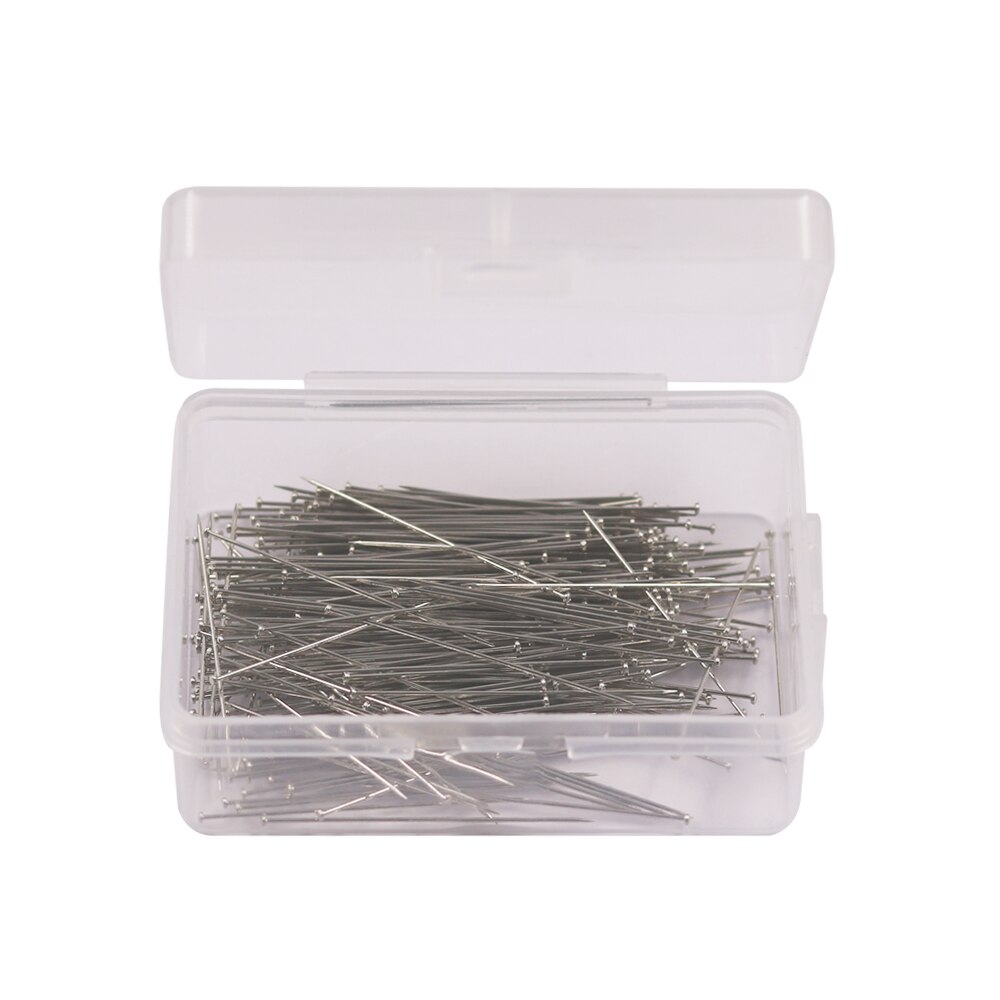 300Pcs Stainless Steel Sewing Pins Fine Satin Straight Pin Dressmaker Pins Tailor Fabric Craft for Jewelry Making Sewing Tools