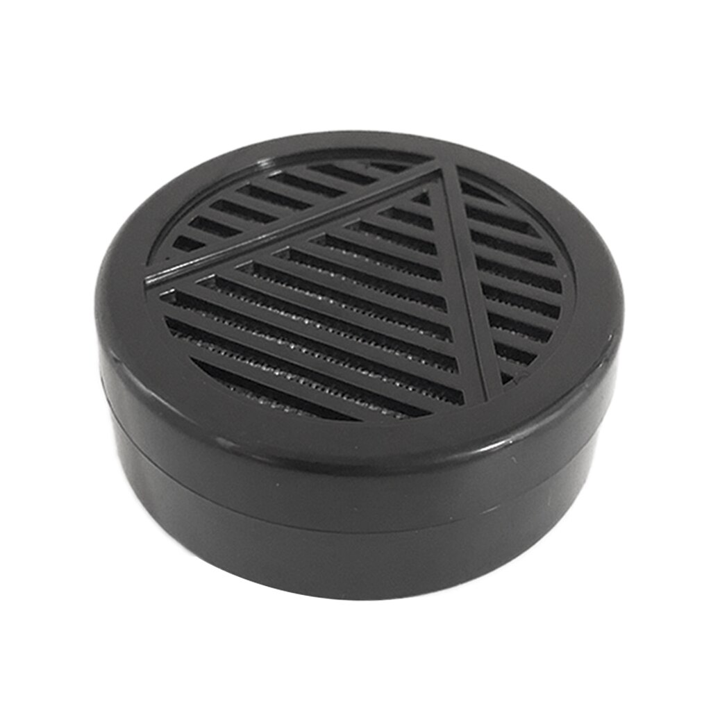 Round Cigar Humidor Humidifier 70 Crystal Black Durable ABS Plastic