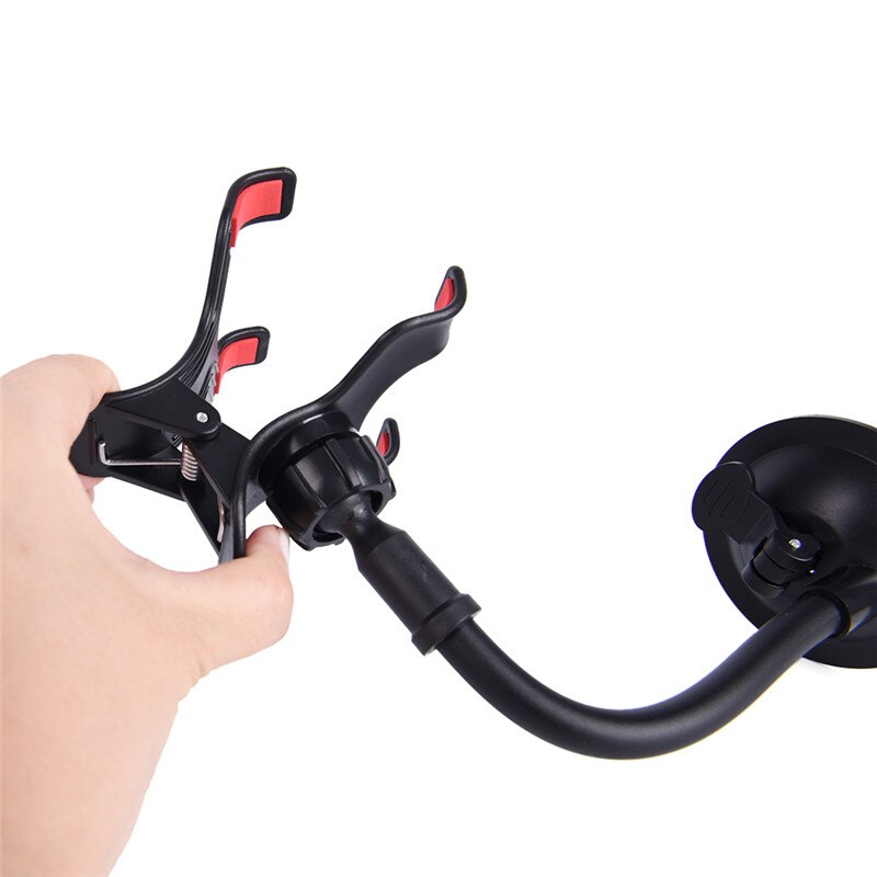Soporte de teléfono Universal para coche, tablero Flexible de 360 grados, parabrisas, GPS, mesa de escritorio para móvil soporte para teléfono, 1 Uds.