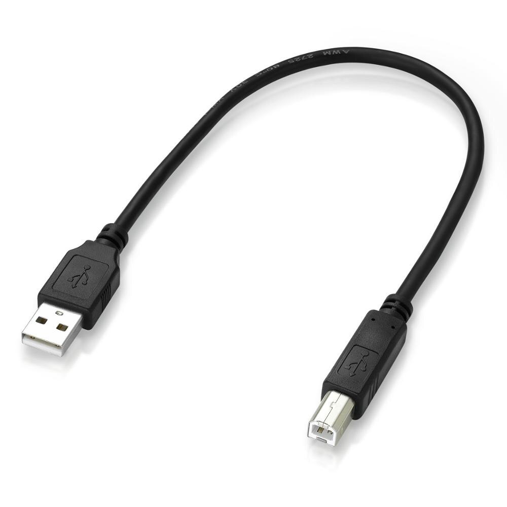 Bochara Usb 2.0 Printer Kabel Type A Male Naar B Male Folie + Gevlochten (Binnen) afgeschermde 30 Cm 50 Cm 1 M 1.5 M 1.8 M 3 M 5 M