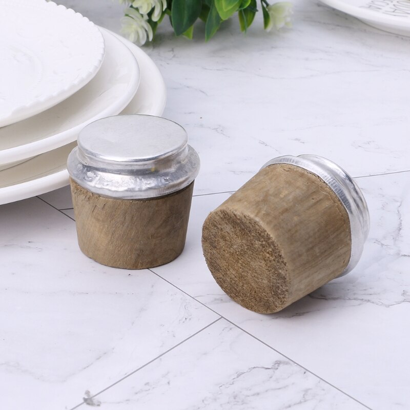 40mm Bottom Diameter Wood Thermos Bottle Cork Plug Lid Cap Stopper Kettle Parts