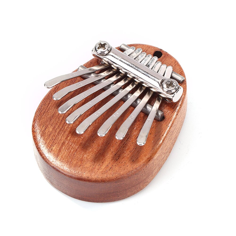 Musical Instrumentos Musicales Mahogany Wood Mini 8 Keys Kalimba Musical Instrument Thumb Finger Piano