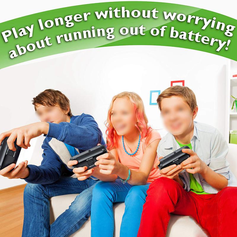 Para Wii U GamePad 3600 mAh reemplazo de Pack de batería recargable