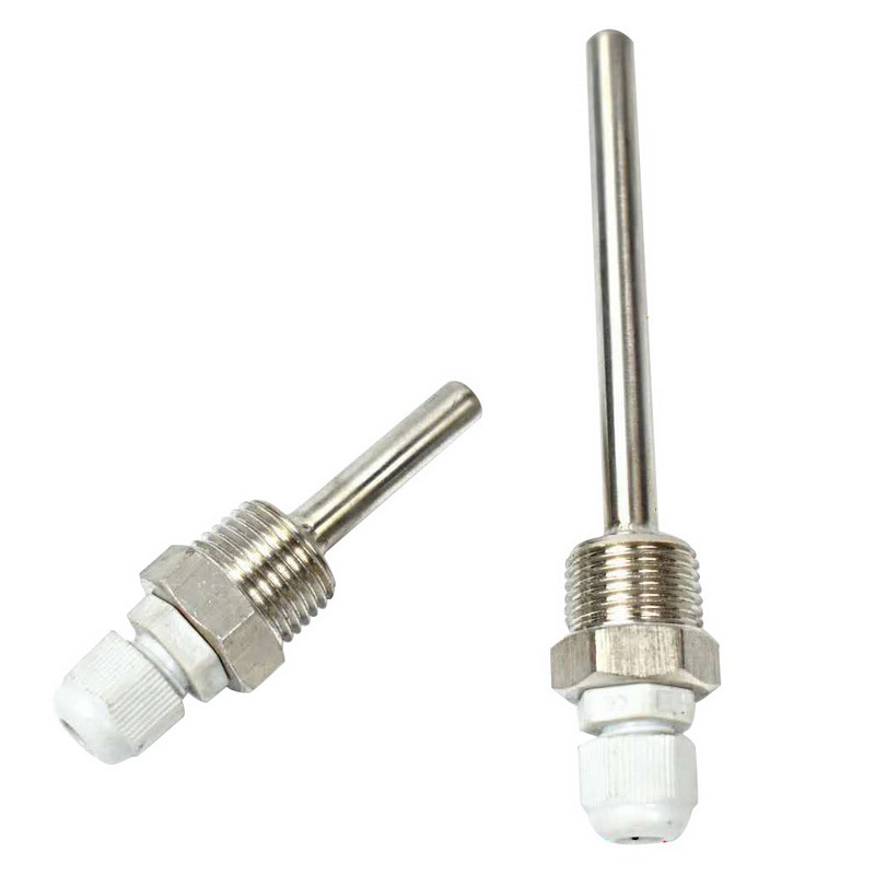 50-200mm Stainless Steel 1/2" NPT Threads Thermowells Temperature Instruments Temperature Sensor Thermowell Stainless Steel